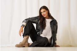 Sorte bukser i babyfløjl