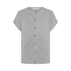 Grå uldvest fra Mansted