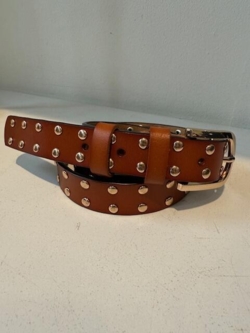 Cognac farvet Three M bælte