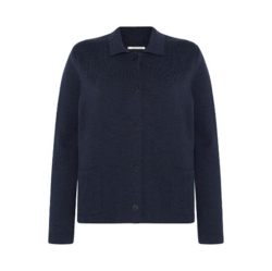 Mørkeblå  Manssted bomuldstrøje