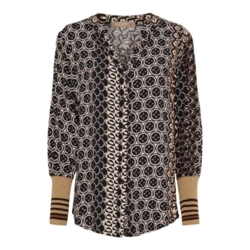 Marta skjortebluse med print