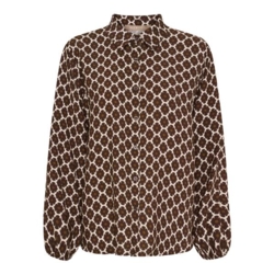 Marta skjorte med brunt print