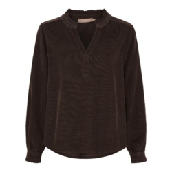 Brun fløjlsskjorte fra Marta