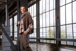 Kortærmet bouclé jakke/vest