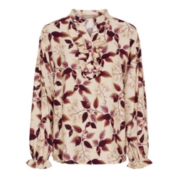 Marta skjorte med bordeaux print