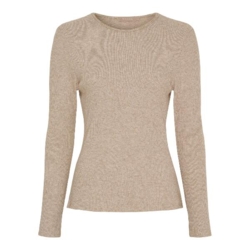 Lys camelfarvet Marta T-shirt