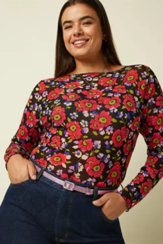 Syrenfarvet King Louie læderbælte