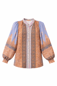 Skjortebluse med print fra Marta