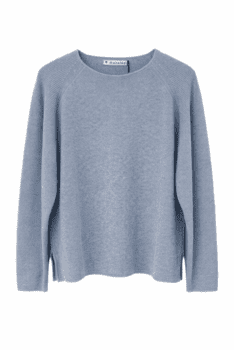 Denimblå Mansted bluse