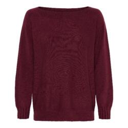 Bordeaux Marta strikbluse