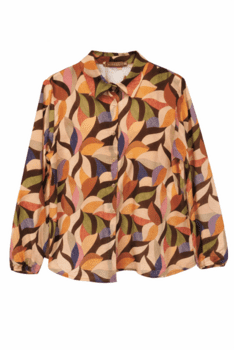 Skjorte i varme farver fra Marta