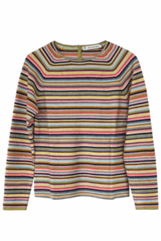 Stribet bluse fra Manted