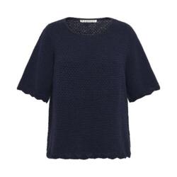 Marineblå Mansted bluse