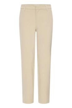 Ankellange Pulzjeans habitbukser i sand