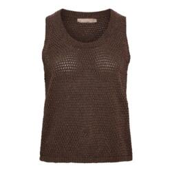Brun strik top fra Marta