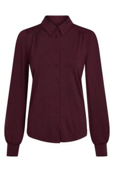 Bordeaux King Louie skjortebluse