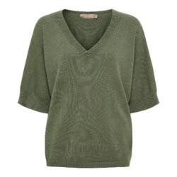 Olivengrøn strikbluse fra Marta du chateau