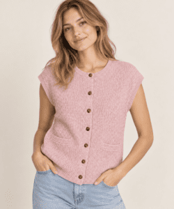 Rosa strikvest fra Mansted