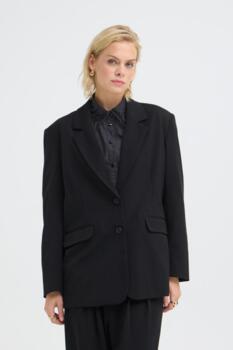 Sort Pulzjeans oversize blazer