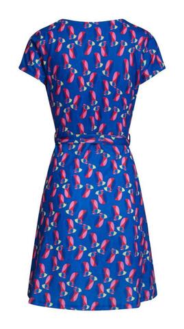 Blå kjole med print fra Smashed Lemon