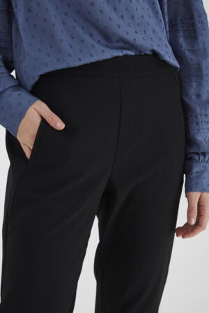 Sorte ankellange bukser fra Pulz
