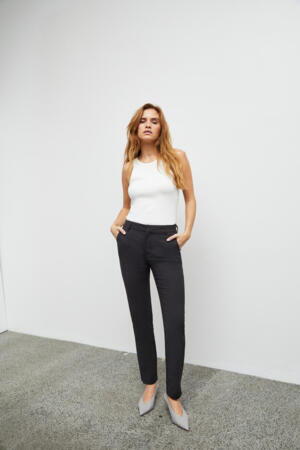 Sorte bukser model Bindy  fra Pulz
