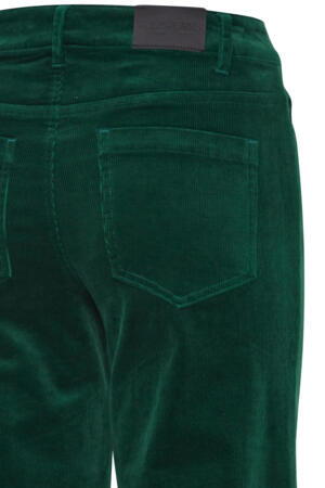 Grønne Pulz fløjlsbukser med vidde