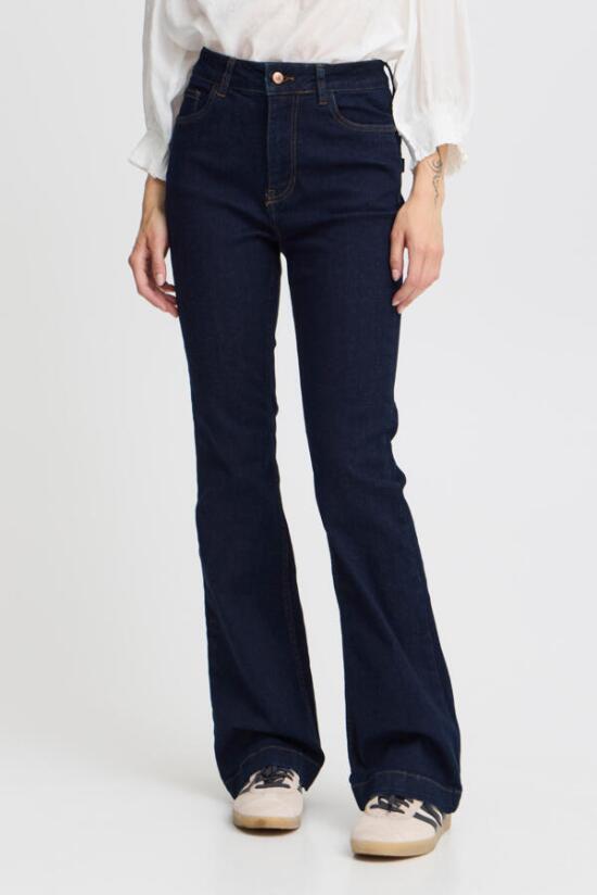 Blå Pulz jeans med bootcut