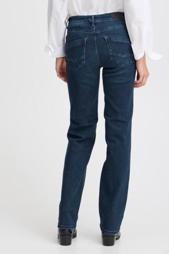 Blå Pulz jeans med vask