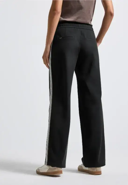 Sorte jerseybukser med gallon