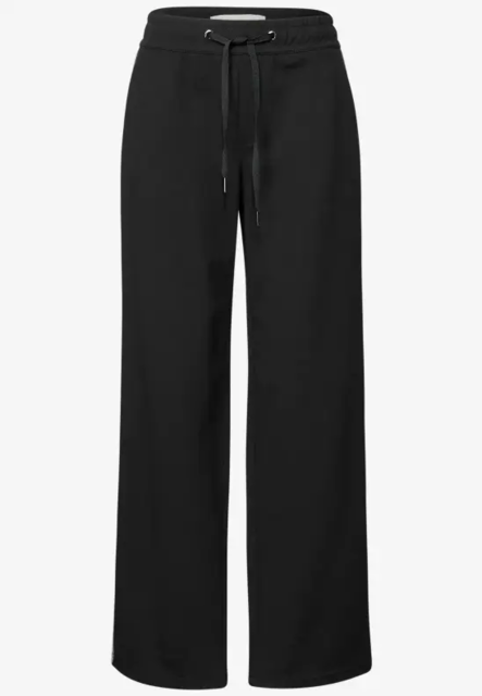 Sorte jerseybukser med gallon