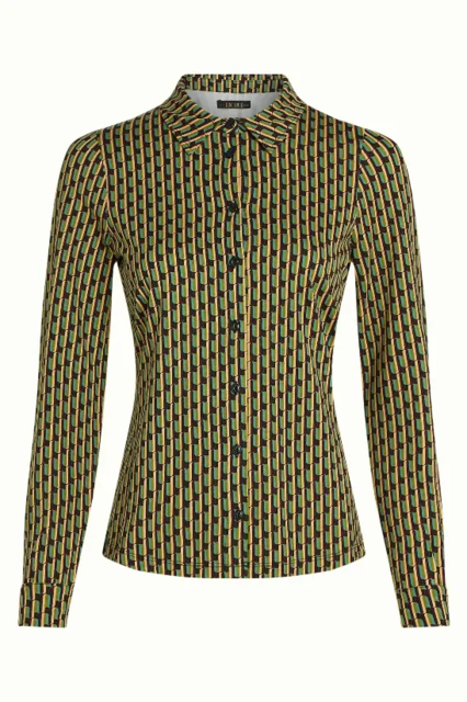 Mønstret skjorte fra King louie