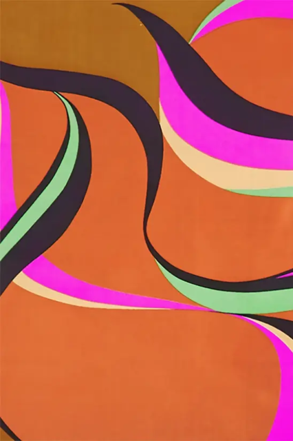 King Louie tørklæde i gyldne farver