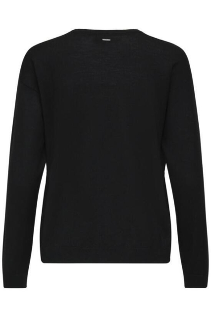 Sort pullover fra Pulz jeans