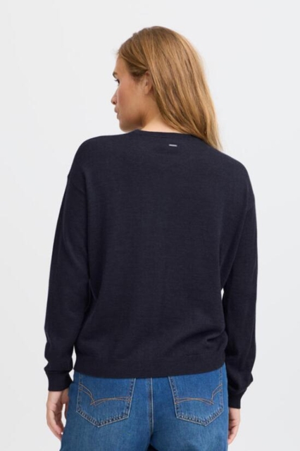 Sort pullover fra Pulz jeans