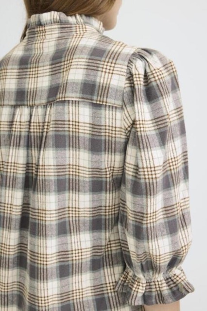 Ternet skjortebluse fra Pulz jeans