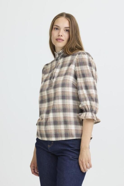 Ternet skjortebluse fra Pulz jeans