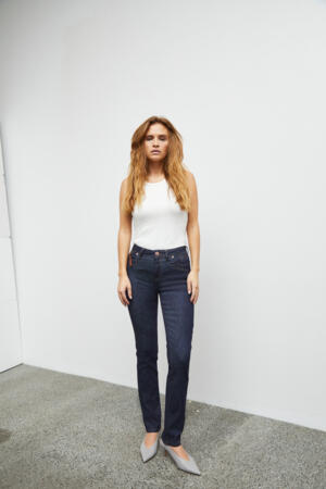 Dyb mørkeblå Pulz jeans