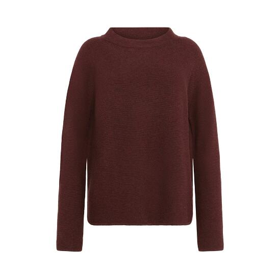 Brunrød Mansted bluse