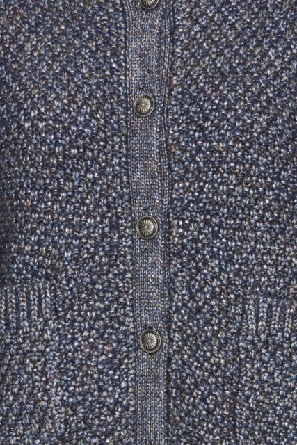 Blå strikket trøje fra Pulz jeans