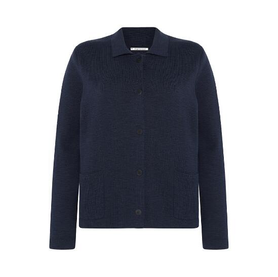 Mørkeblå  Manssted bomuldstrøje