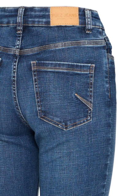 Pulz jeans i mellemblå med bootcut