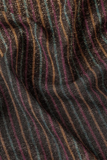 Stribet King Louie bukser med glimmer