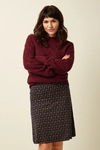 Sort  King Louie nederdel med print