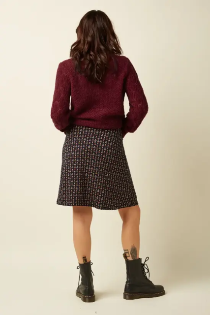 Sort  King Louie nederdel med print