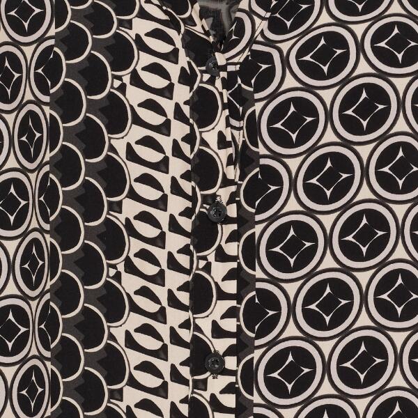 Marta skjortebluse med print