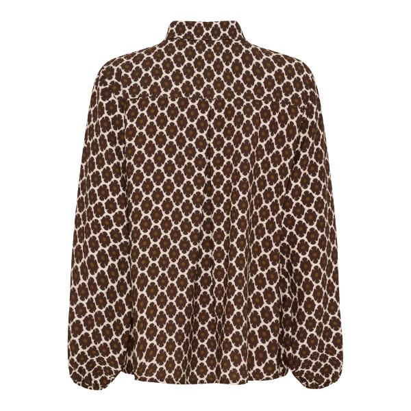 Marta skjorte med brunt print