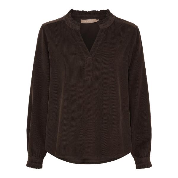 Brun fløjlsskjorte fra Marta