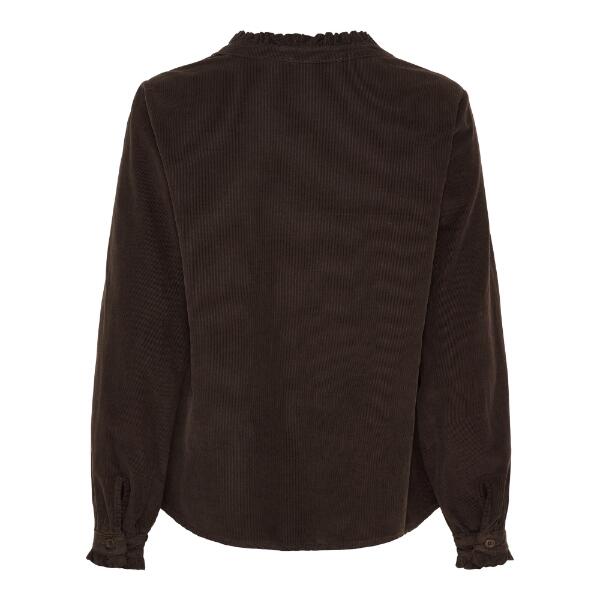 Brun fløjlsskjorte fra Marta