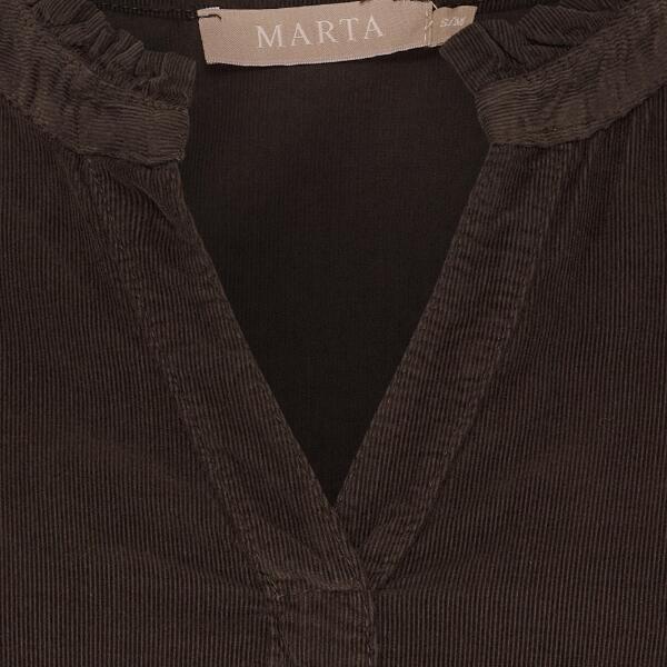 Brun fløjlsskjorte fra Marta